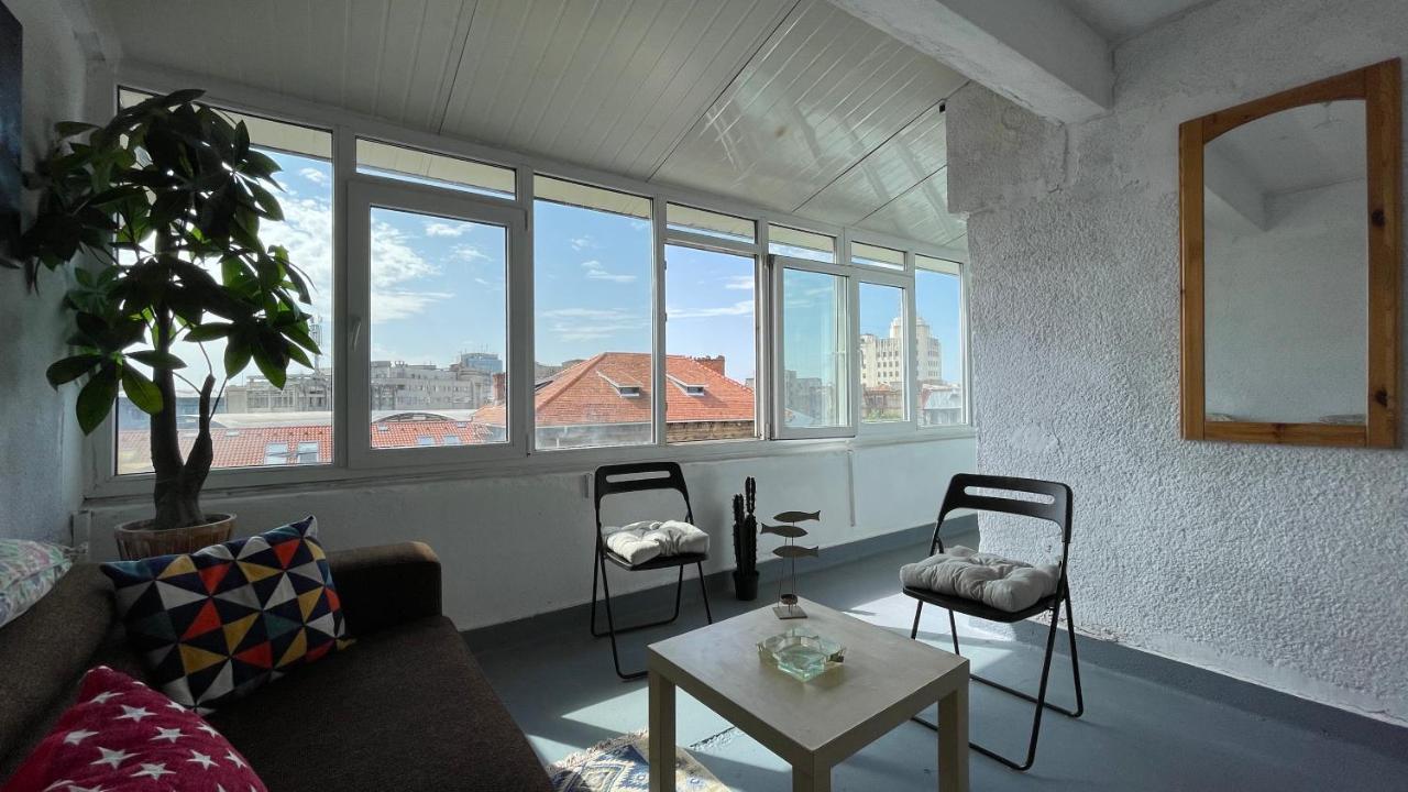 Terrace Balcony Downtown Delight Old Town Oasis City Center Universitate Square Old Town Bukarest Eksteriør billede